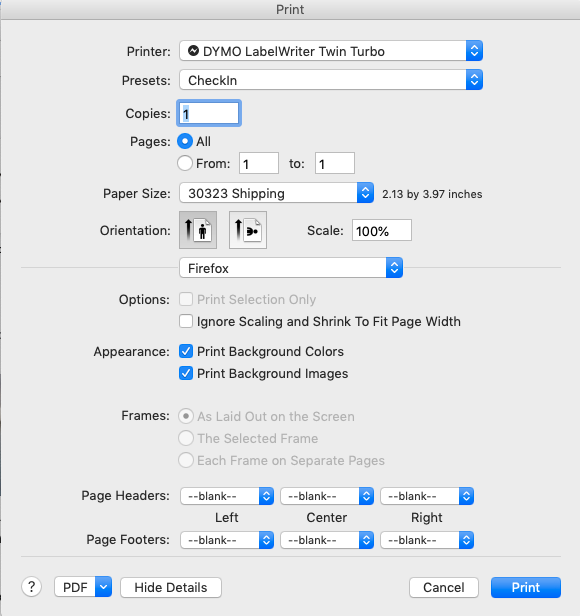 How to Set up a Dymo Printer (Mac)